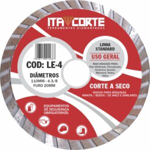Disco de corte uso geral Ita Corte
