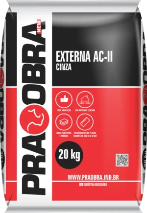 Argamassa Externa AC2 PRAOBRA saco 20 kg